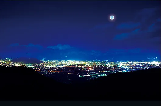 お部屋からの夜景
